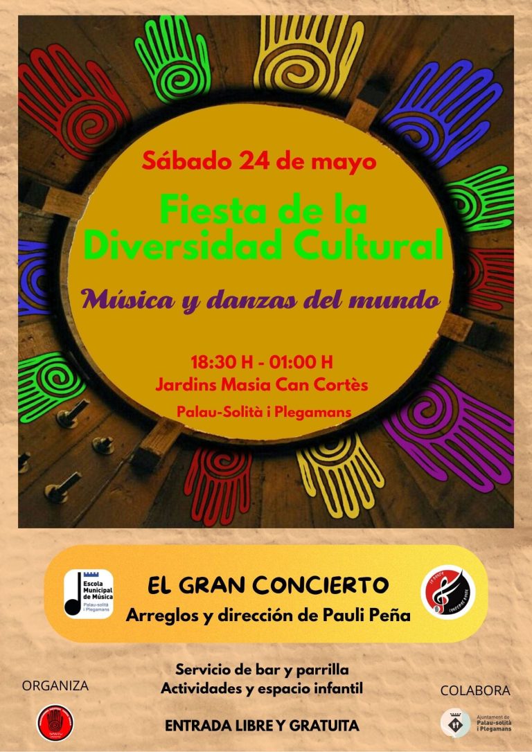 Fiesta de la Diversidad Cultural, sábado 24 de mayo de 2025