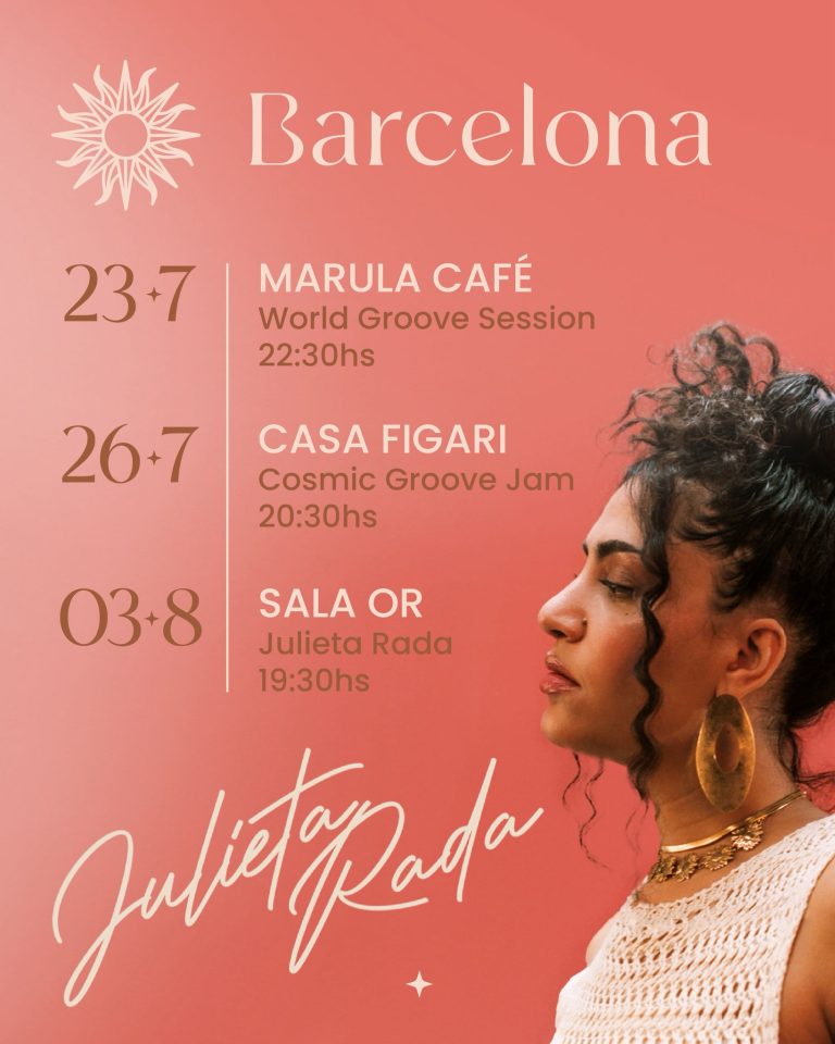 Julieta Rada realiza tres presentaciones en Barcelona