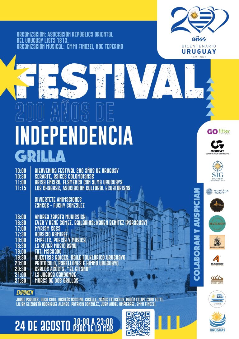 Bicentenario de la Independencia de Uruguay en Mallorca