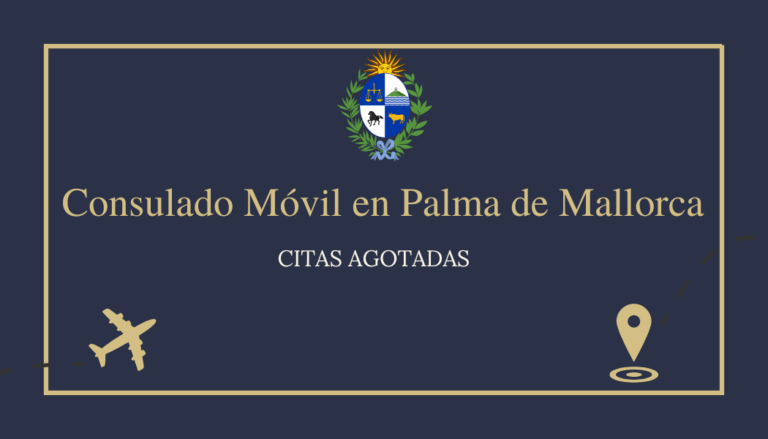 Consulado Móvil Palma de Mallorca (citas agotadas)