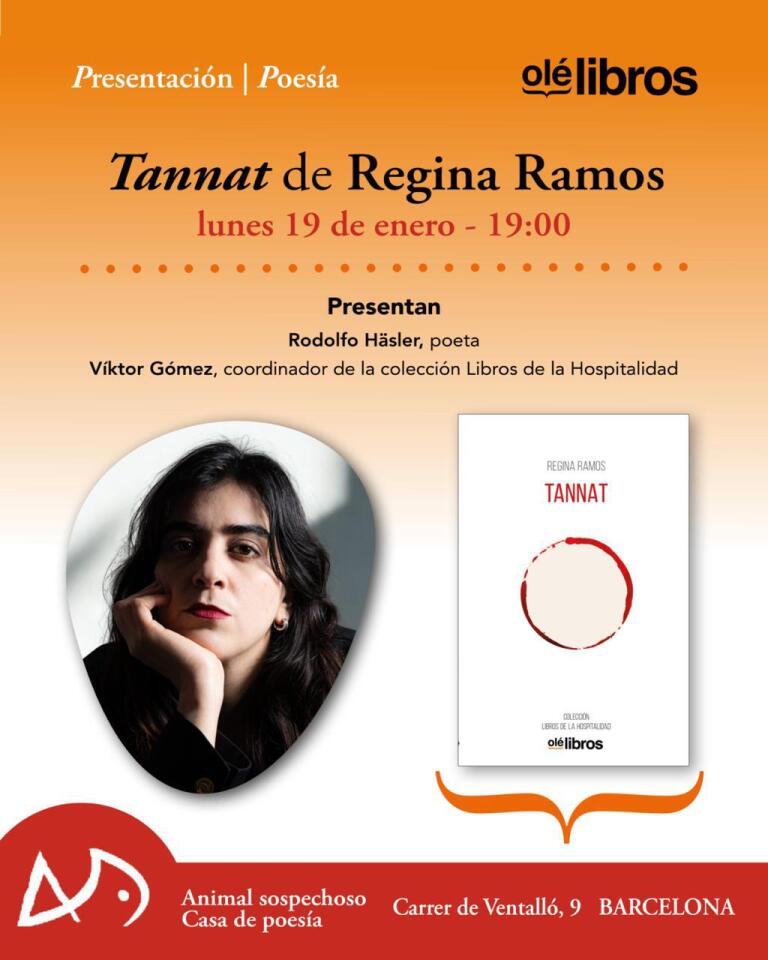 Presentación del libro Tannat de Regina Ramos