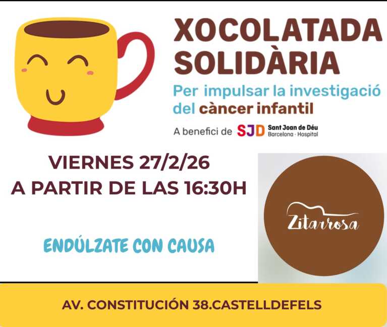 Difusión de Actividad Solidaria en Castelldefels – Investigación Cáncer Infantil