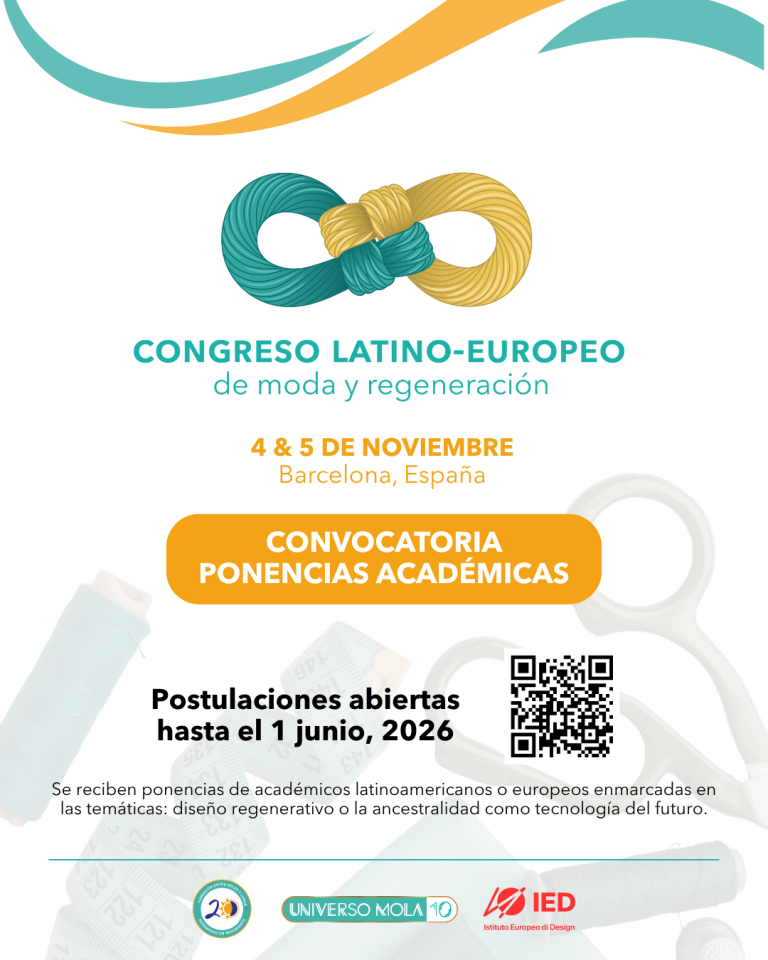 Convocatoria de Ponencias Académicas: Congreso Latino-Europeo de Moda y Regeneración (Barcelona 2026)