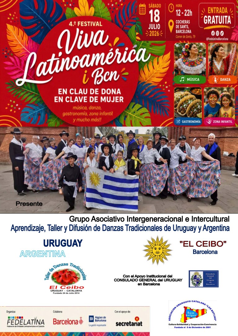 Taller de Danzas Tradicionales «El Ceibo» en el 4.º Festival Viva Latinoamérica