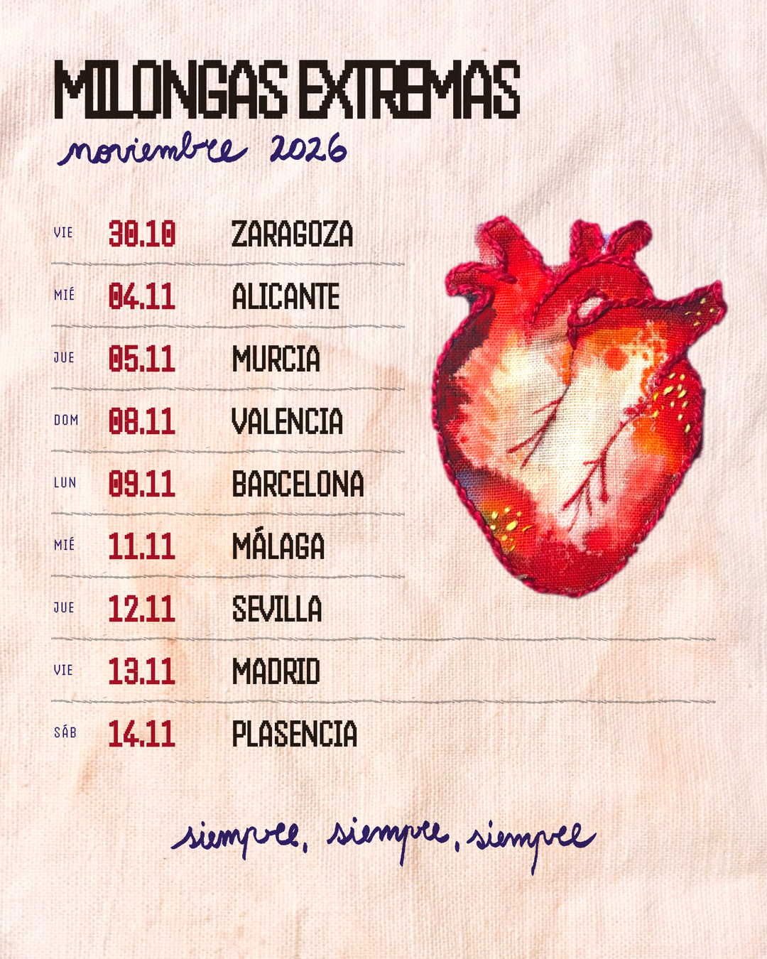 Agenda Milongas Extremas