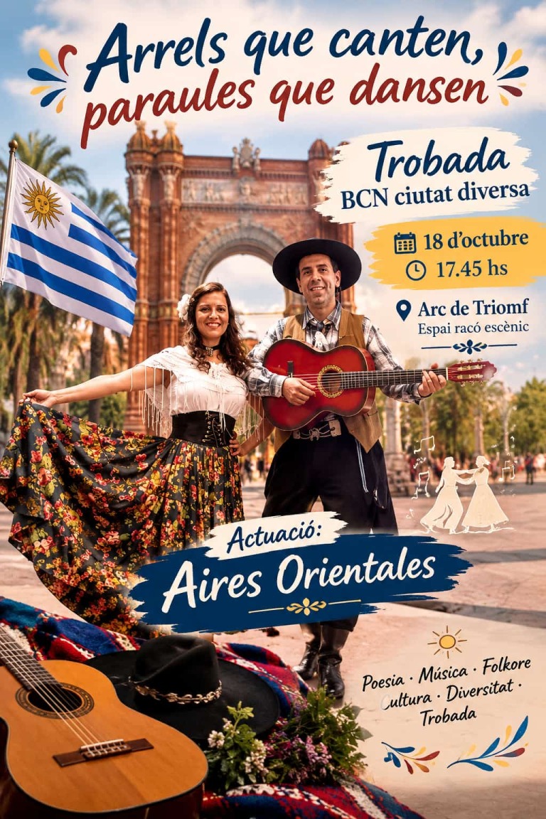 Actividades culturales de octubre en Barcelona: Integración latinoamericana y participación uruguaya